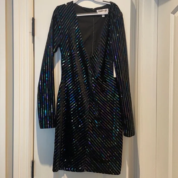 open lace back dress Lydia Blazer Mini Dress main image 1
